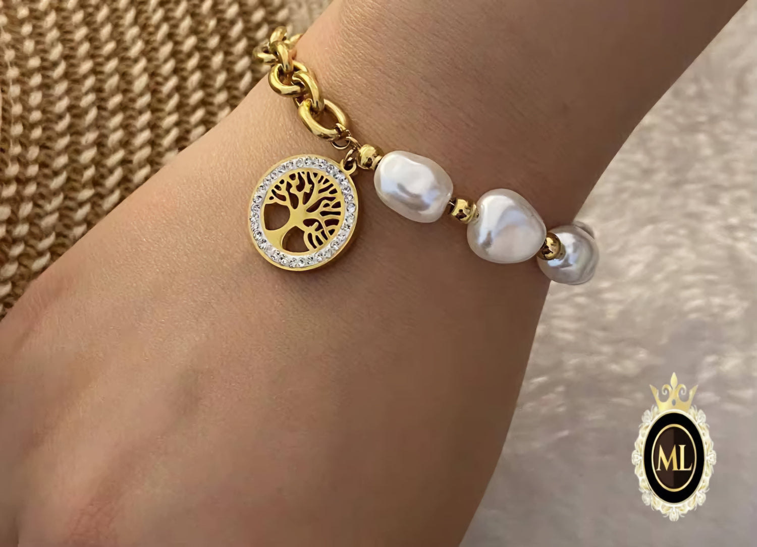 Pure stainless steel bracelet