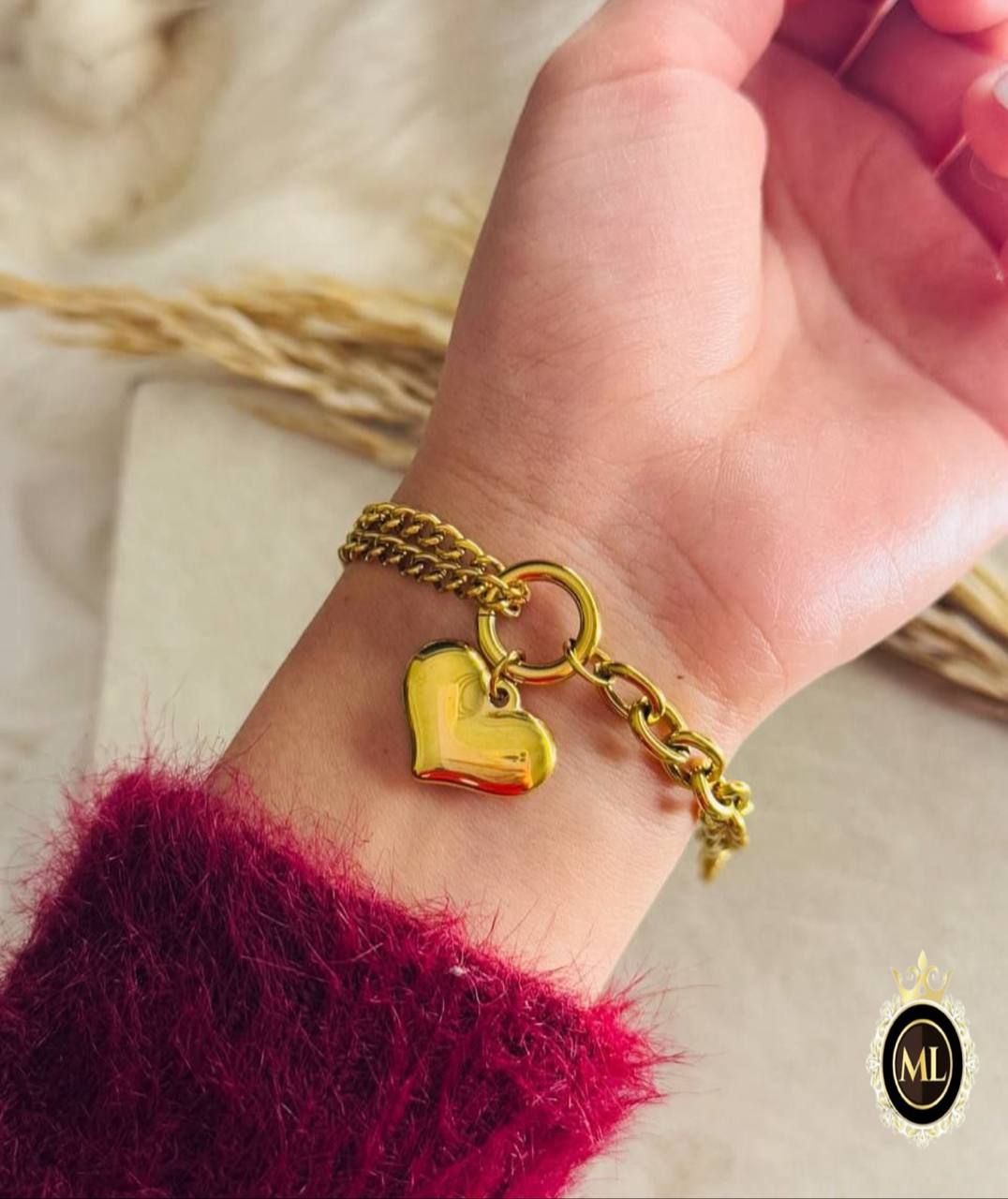 Pure stainless steel bracelet