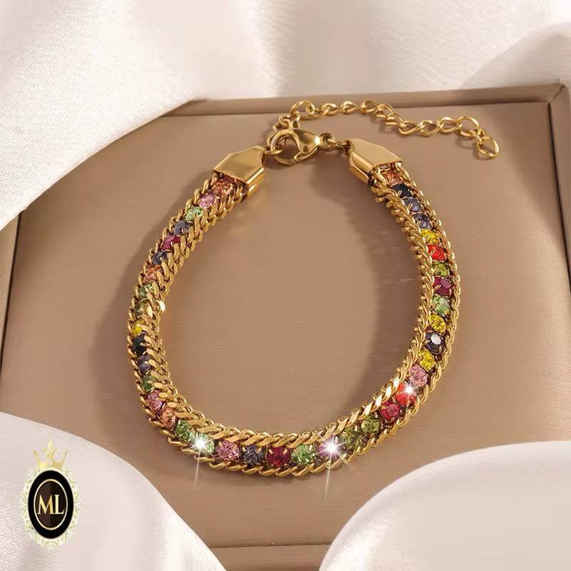 6 colours Pure stainless steel bracelet