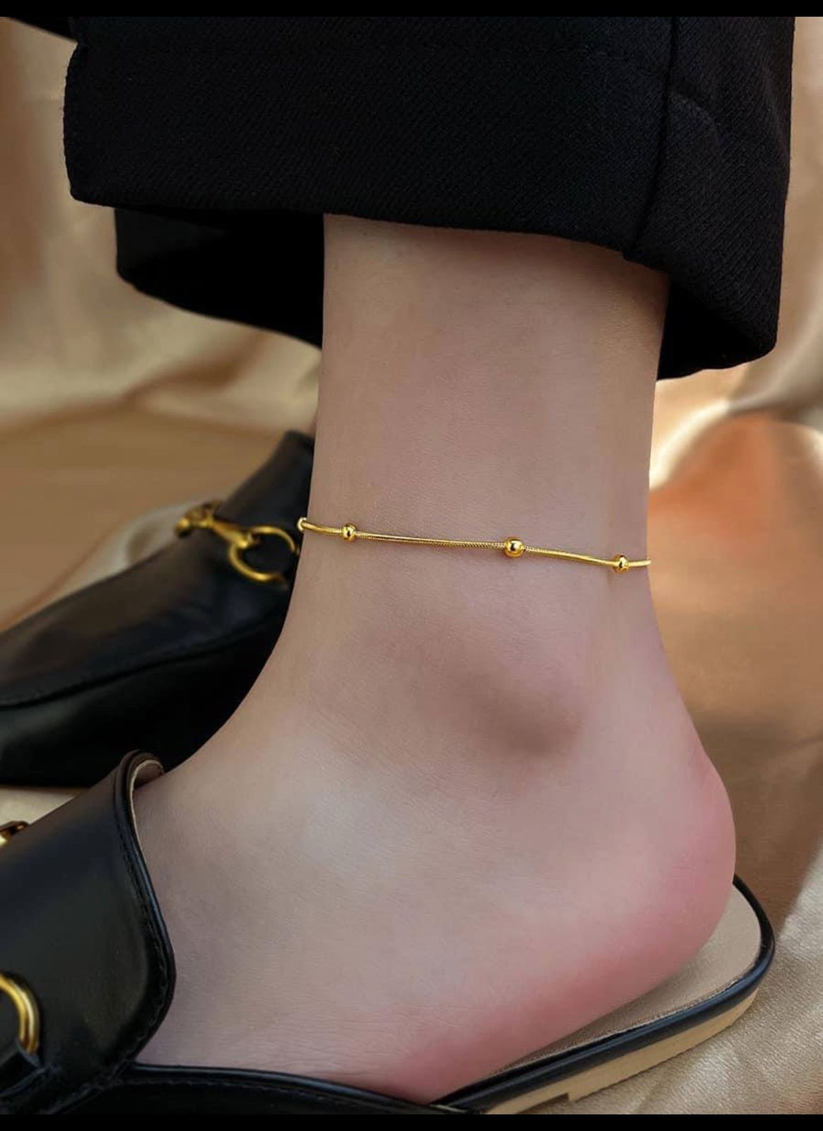 Anklet stainless steel pure