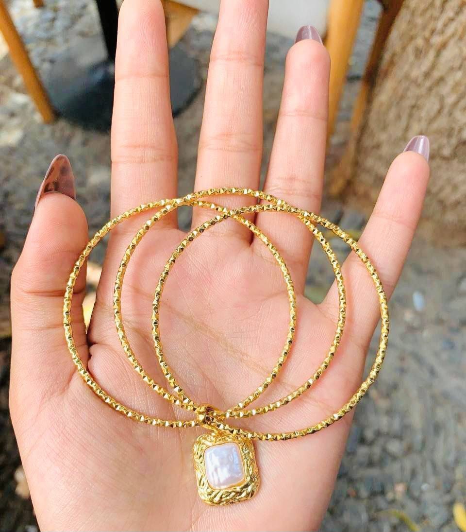 3 layers Bracelet stainless steel pure