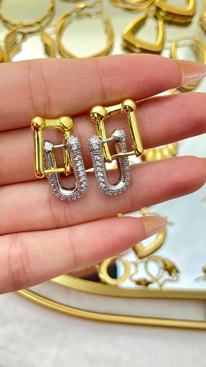 Earring stainless steel pure