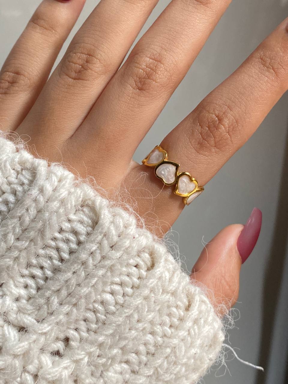 Ring stainless steel pure