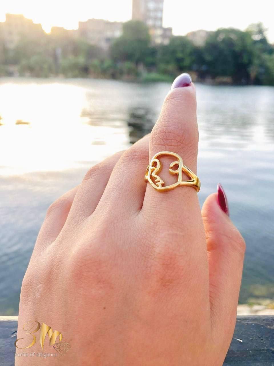 Ring stainless steel pure